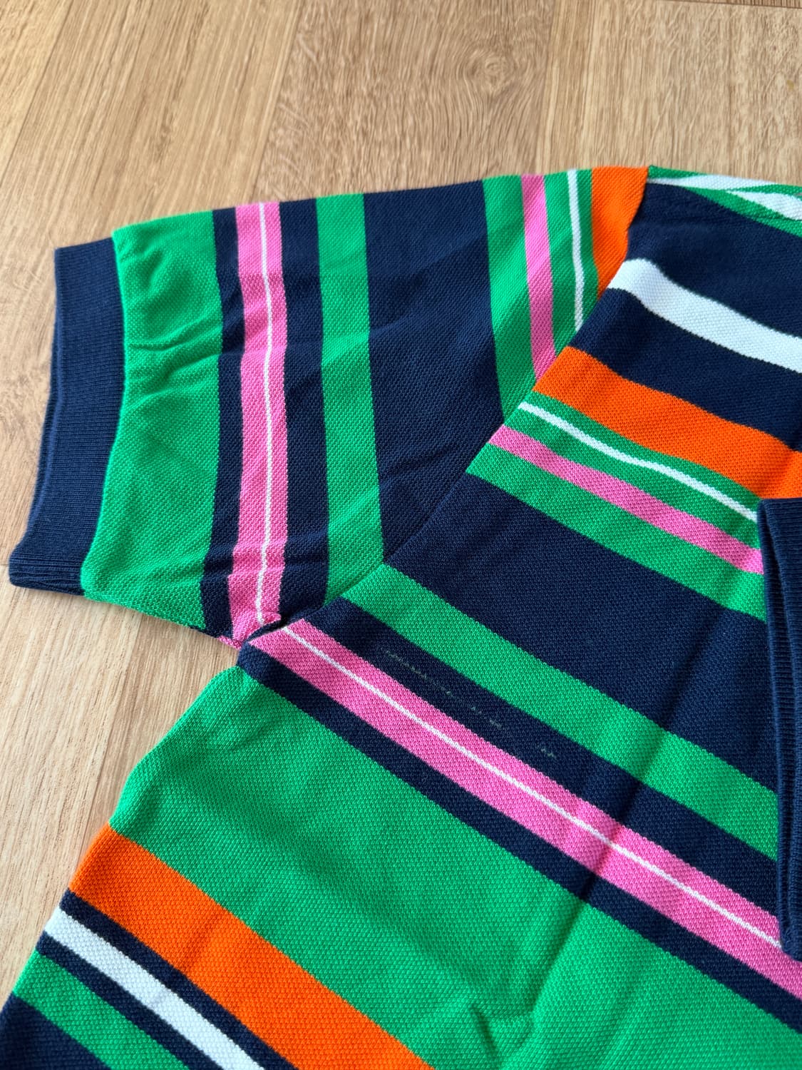 폴로 랄프로렌 스트라이프 반팔 카라티 S 상품이미지5