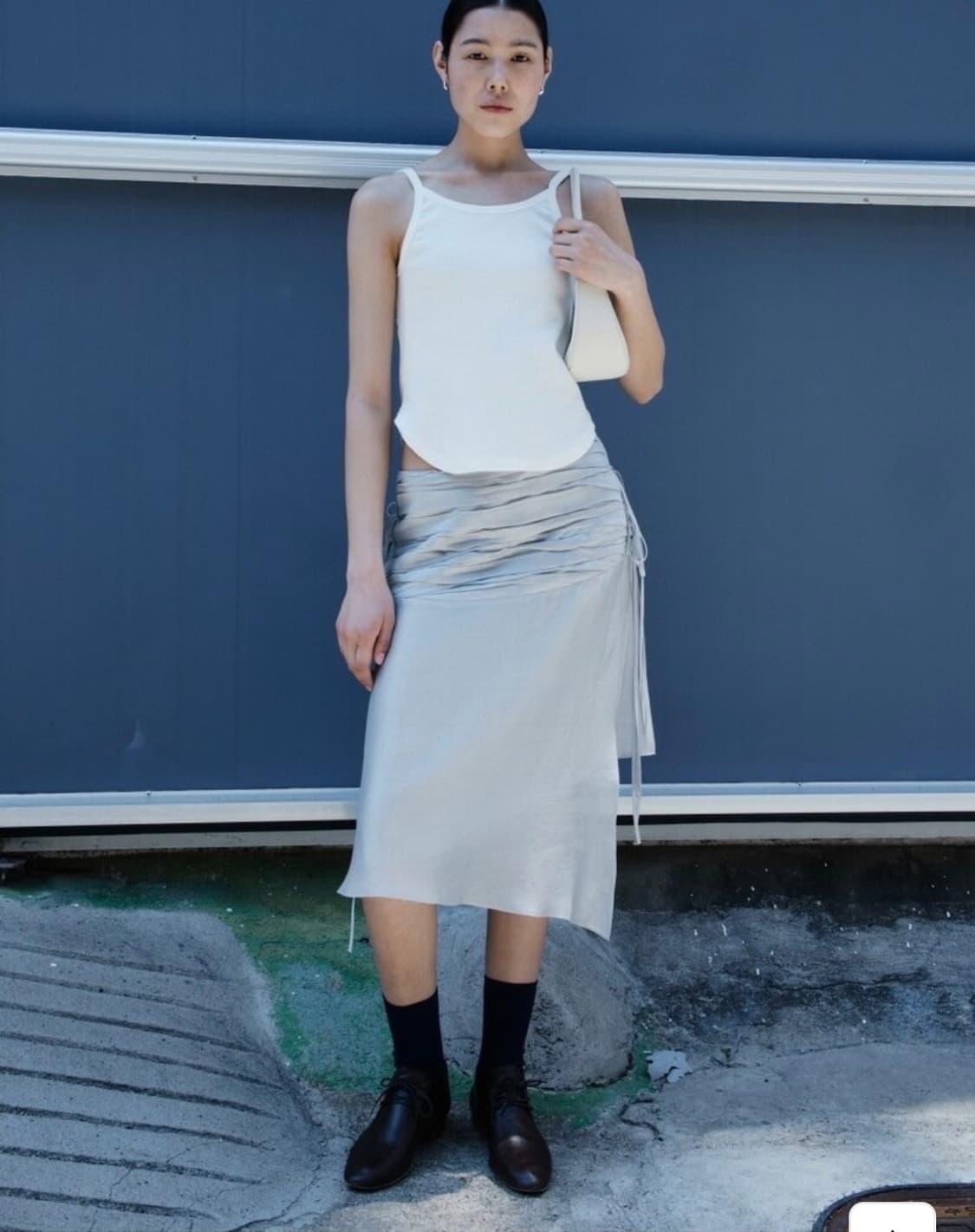 에토스 ethos 레이어드 스커트 치마 LAYEREDSTRAP SKIRT 상품이미지1