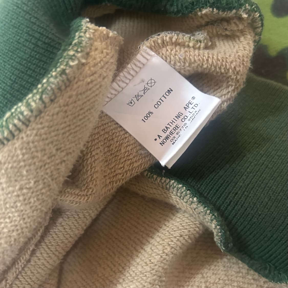 베이프 Bape camo varsity jacket M 바시티 자켓 상품이미지5