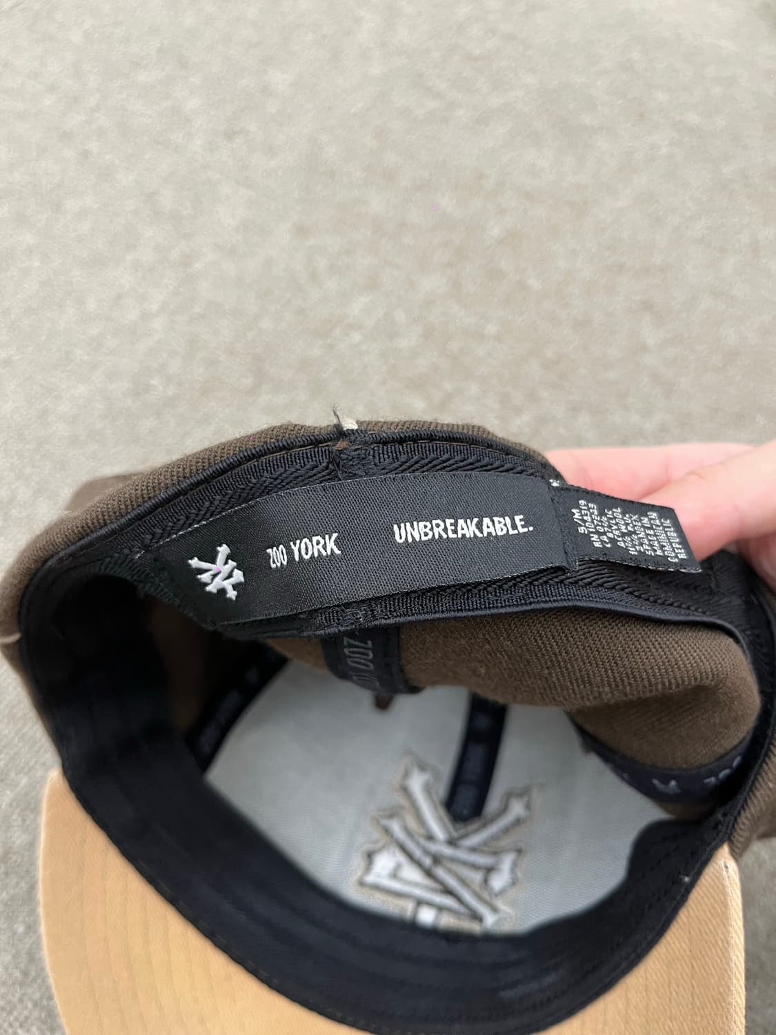 Zooyork borwn cap 상품이미지7