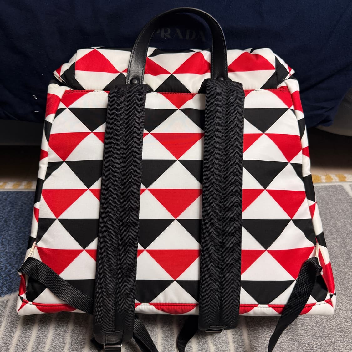 PRADA 프라다 나일론 백팩 새상품 남녀공용 상품이미지2