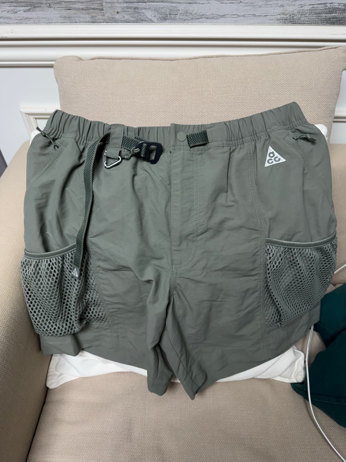 나이키 acg 카고 쇼츠 스노우그래스 xl 새상품 상품이미지1