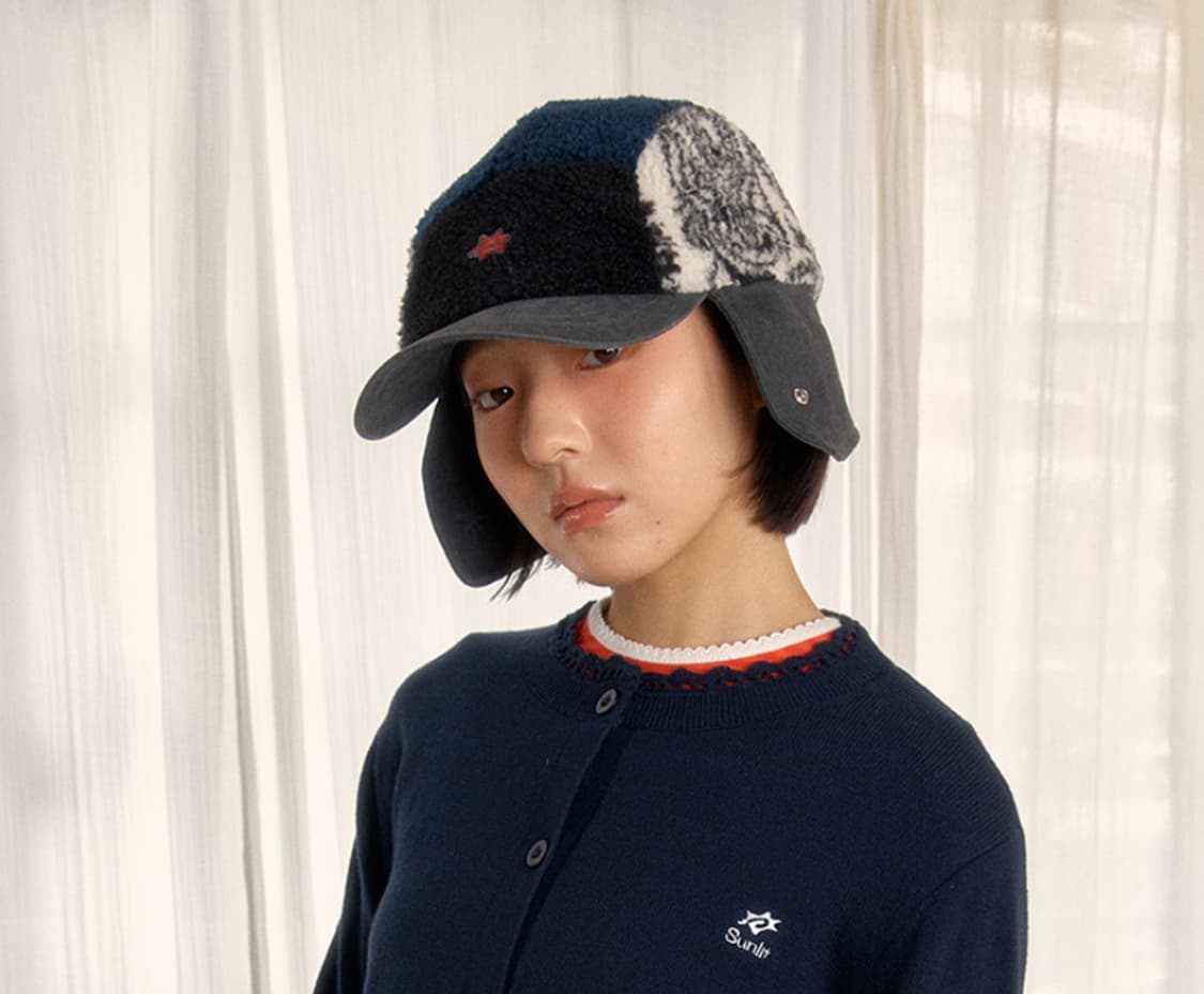 [새상품] 썬릿 플리스 트루퍼 햇 (Navy) 상품이미지8