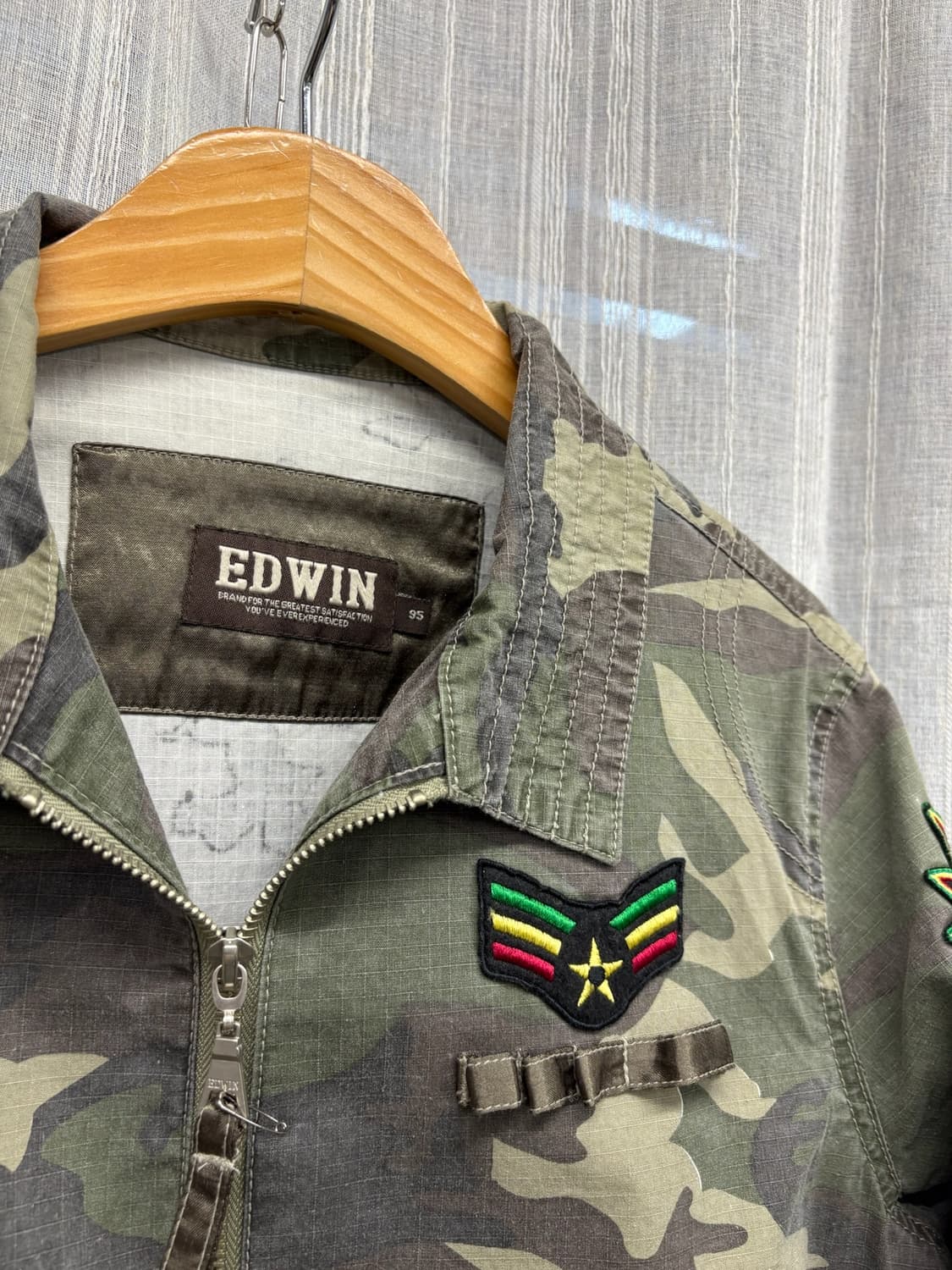 에드윈 카모 밀리터리 패치 자켓 EDWIN 상품이미지6