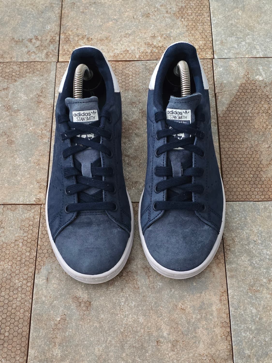(225)아디다스 스탠스미스 스웨이드 네이비 상품이미지2