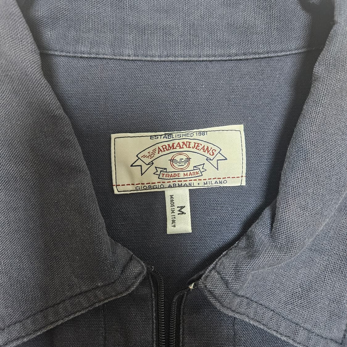 90s 아르마니 진스 자켓 made in italy 상품이미지3