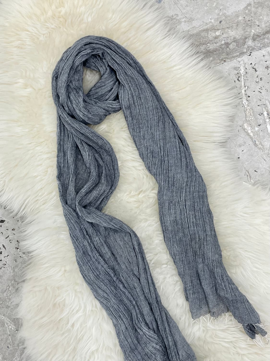 그런지 코튼 머플러  상품이미지5