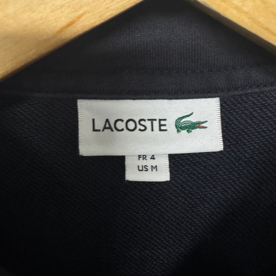 라코스테 로고 카라 반집업 맨투맨 상품이미지3
