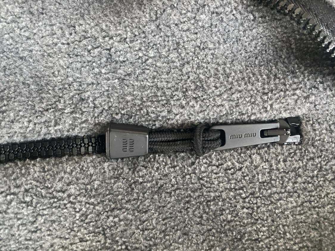 미우미우 플리스(후리스) 집업 xs 상품이미지5