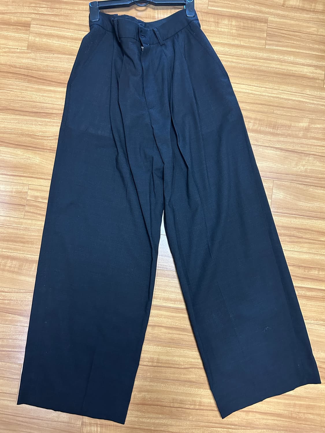 쿠어 버진 울 플리트 트라우저(블랙) 상품이미지2