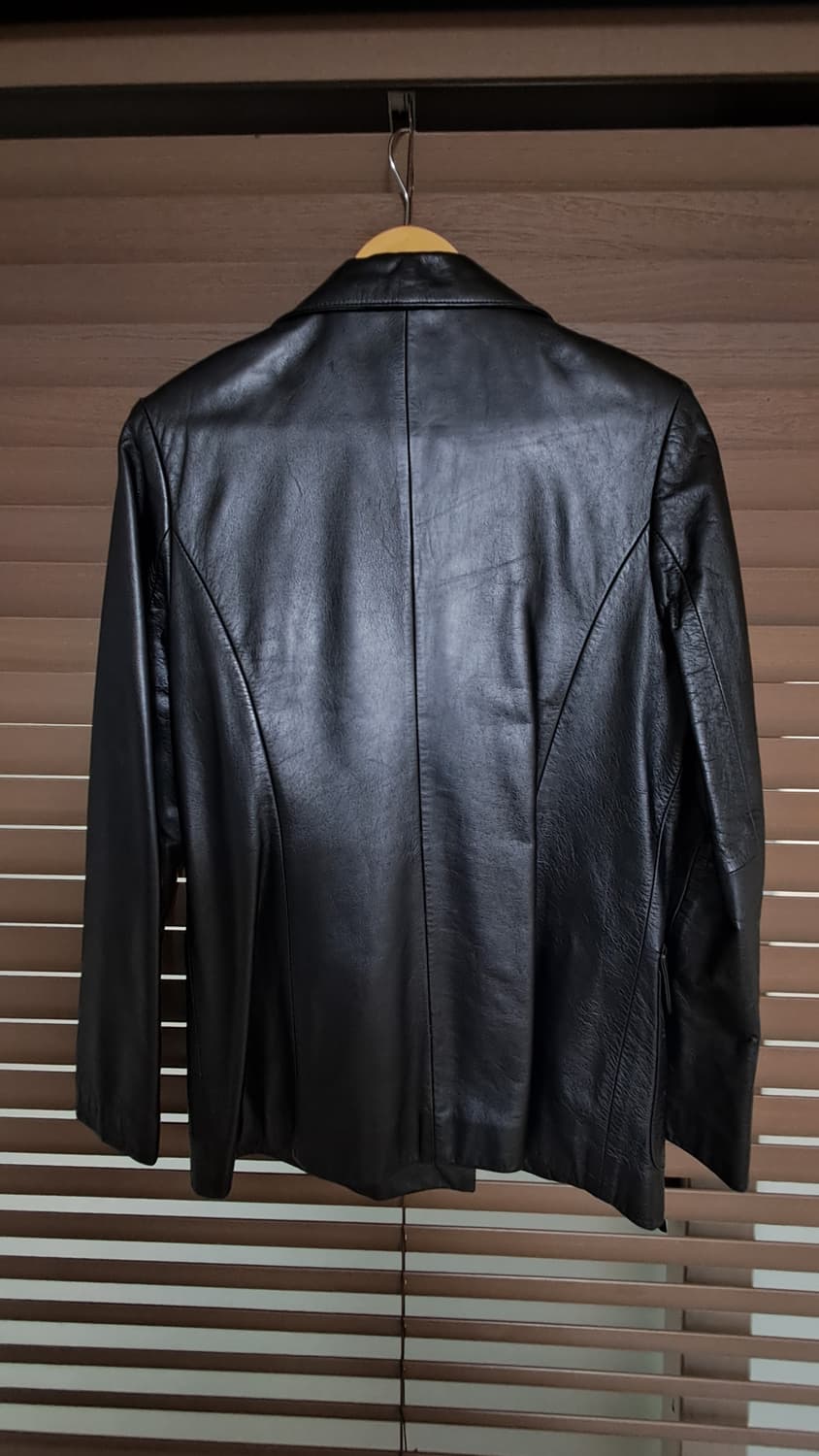 DKNY 소가죽 검정자켓 상품이미지4