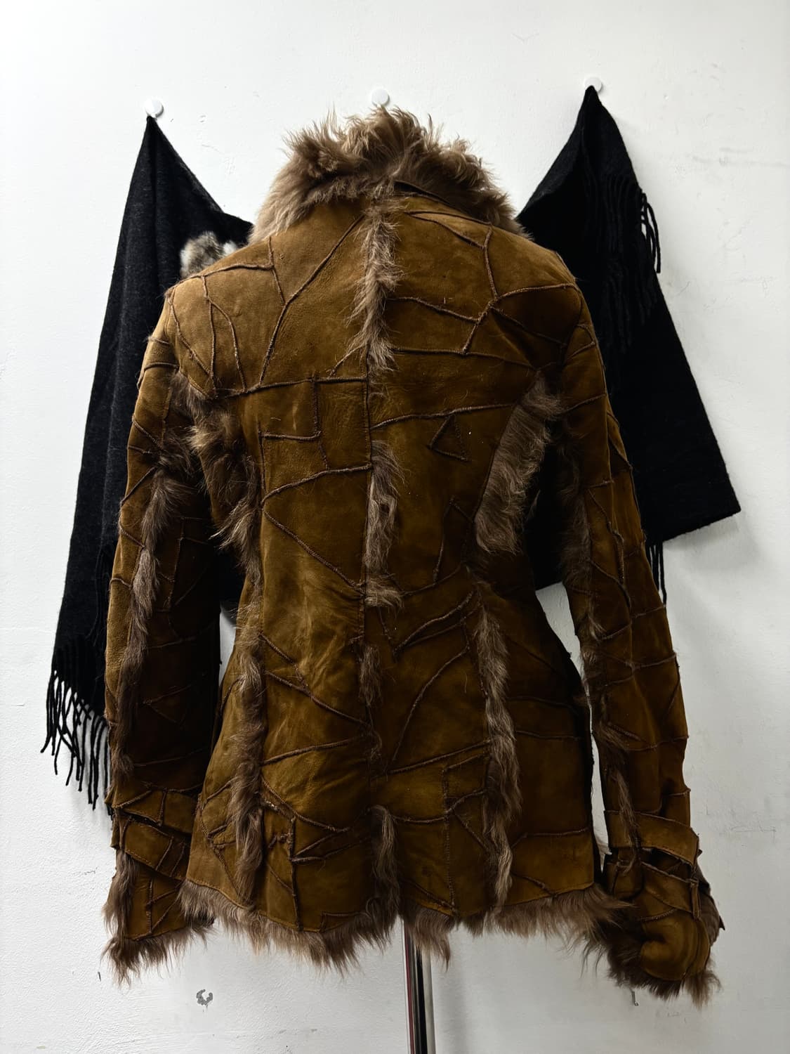 00‘s V-Kei Rare design Brown Rough leath 상품이미지4
