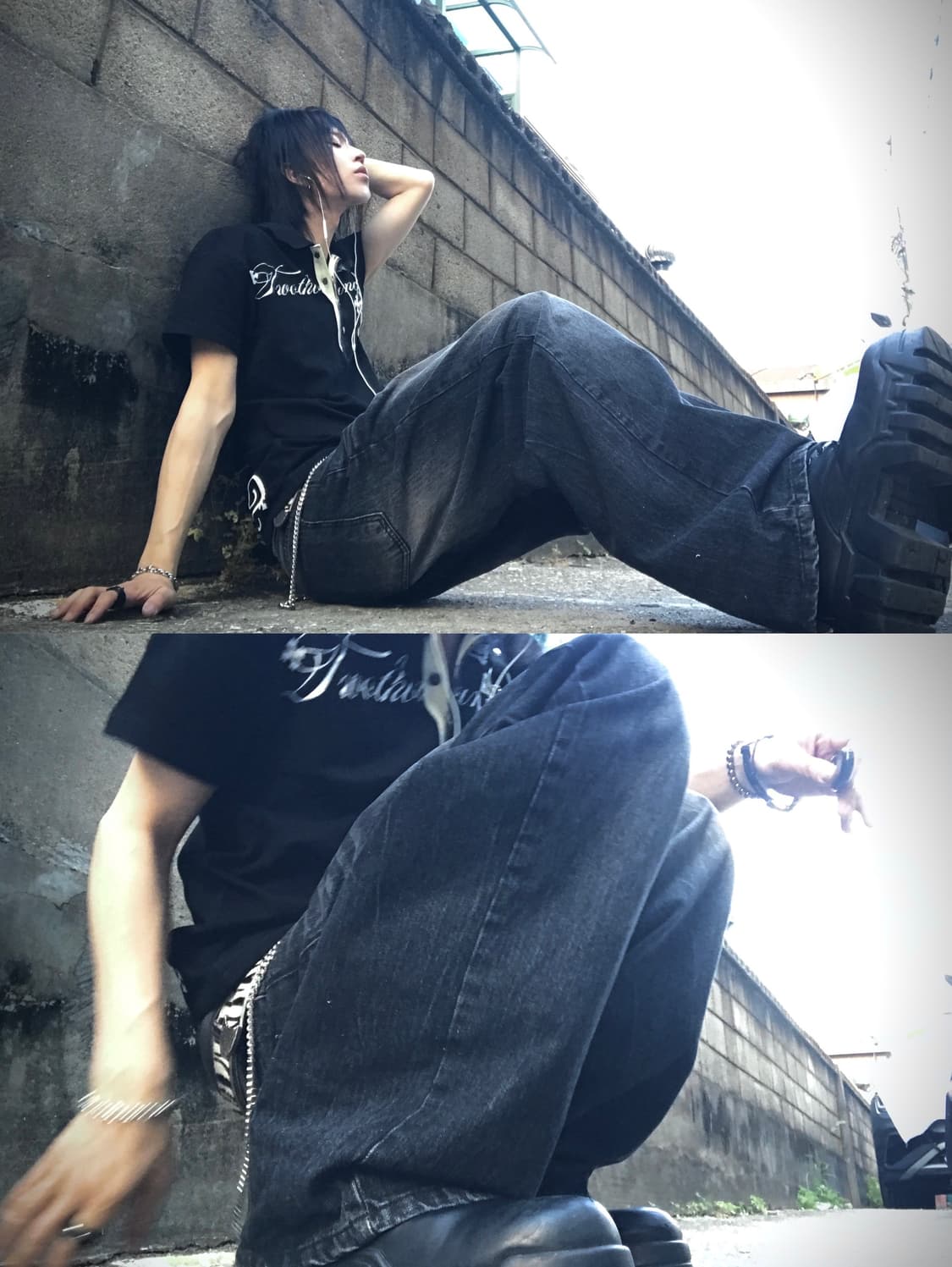 (2002)Skull Pegasus Polo Shirt 상품이미지5