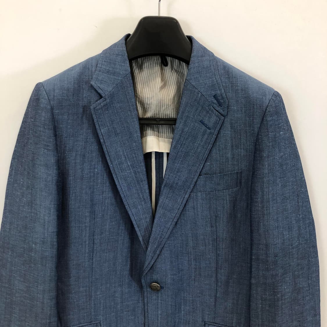 커스텀멜로우 린넨혼방 샴브레이자켓 100 상품이미지3