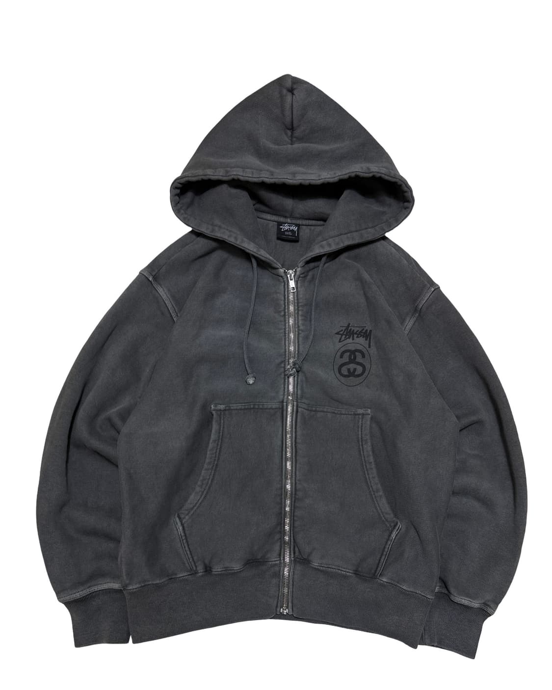 스투시 스탁 링크 피그먼트 후드집업 상품이미지3