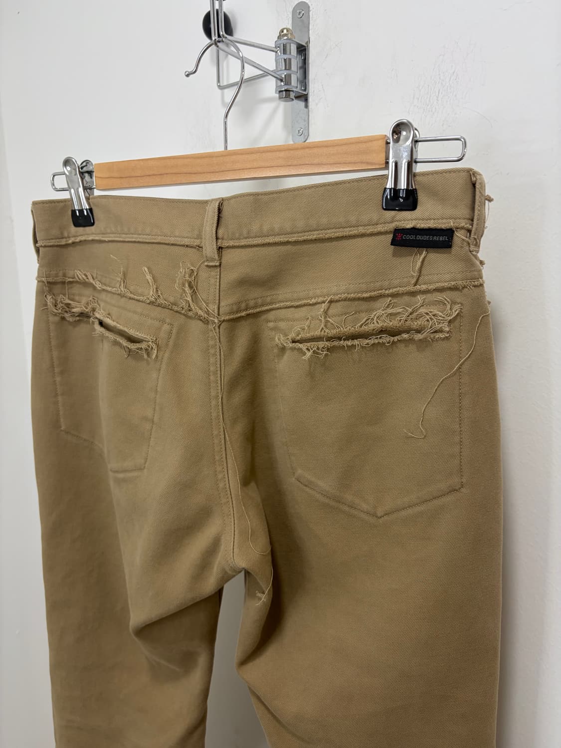 Custom culture 커스텀 컬쳐 데미지 디테일 부츠컷 팬츠 해 상품이미지8