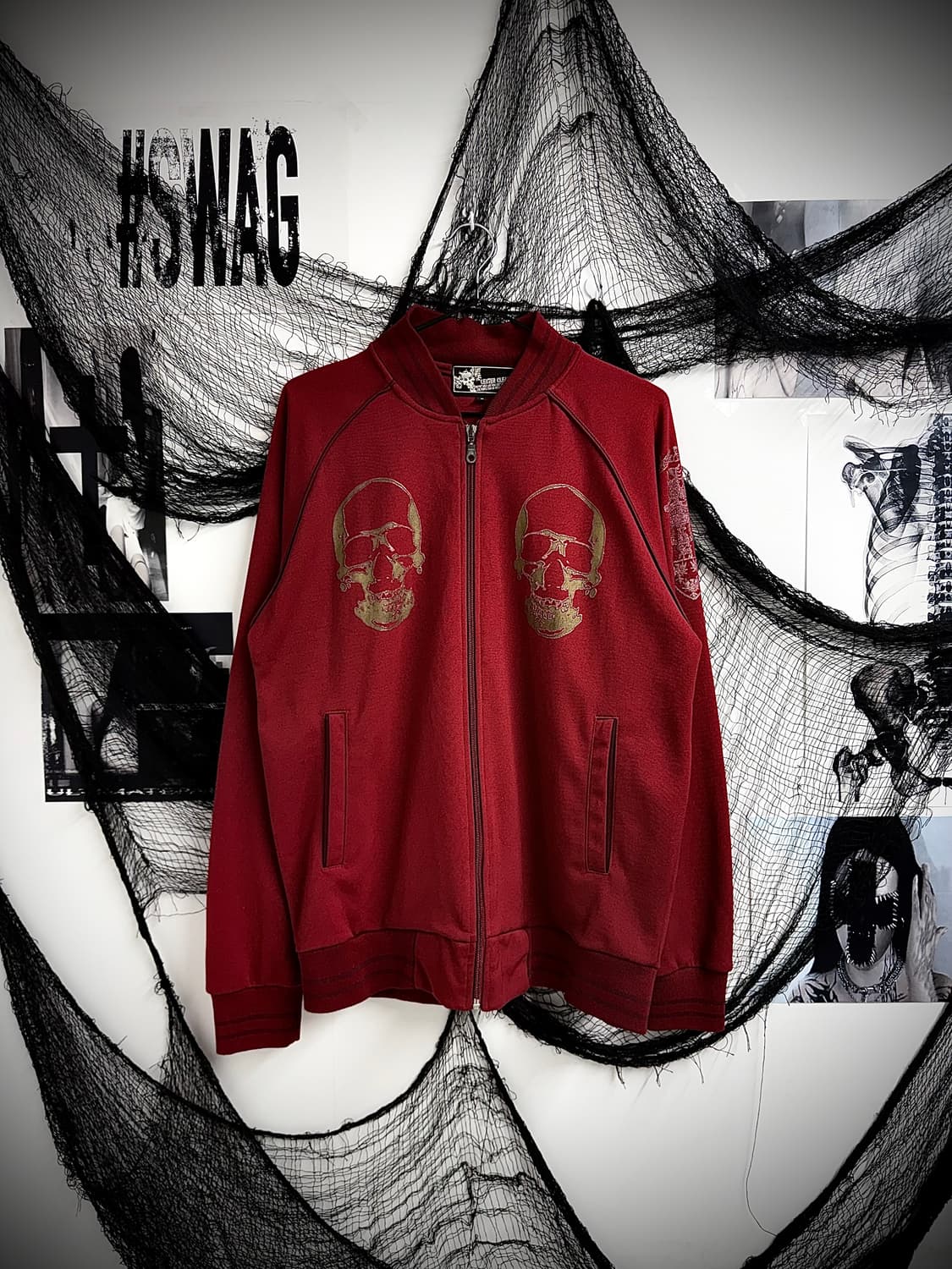 Punk mood skull printing jersey 상품이미지4