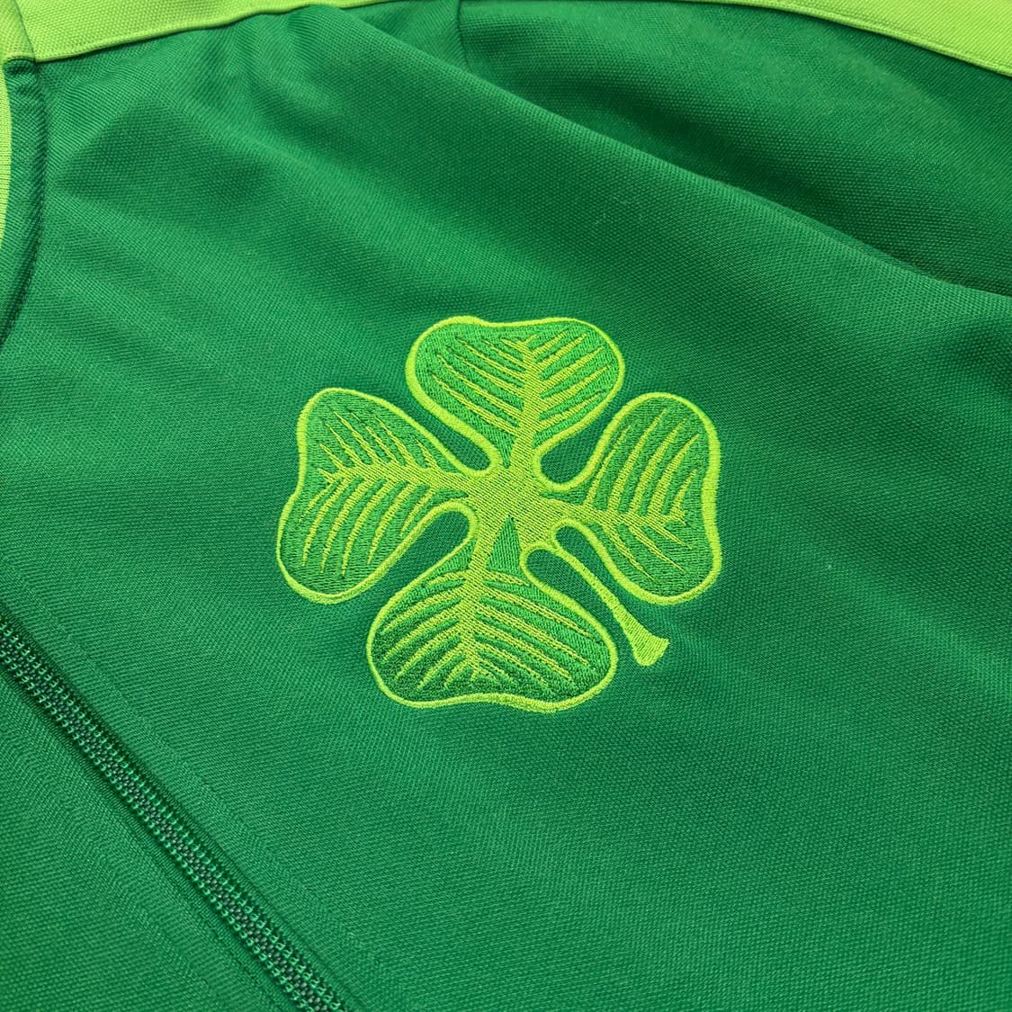 [M] 10s 나이키 셀틱 클로버 그린 트랙 자켓 B603 상품이미지4
