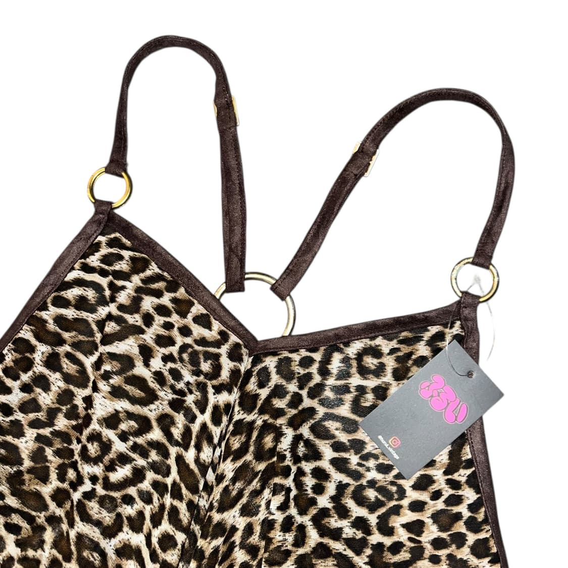 d.i.a 다이아 호피 슬립 나시 갸루y2k펑크 상품이미지3