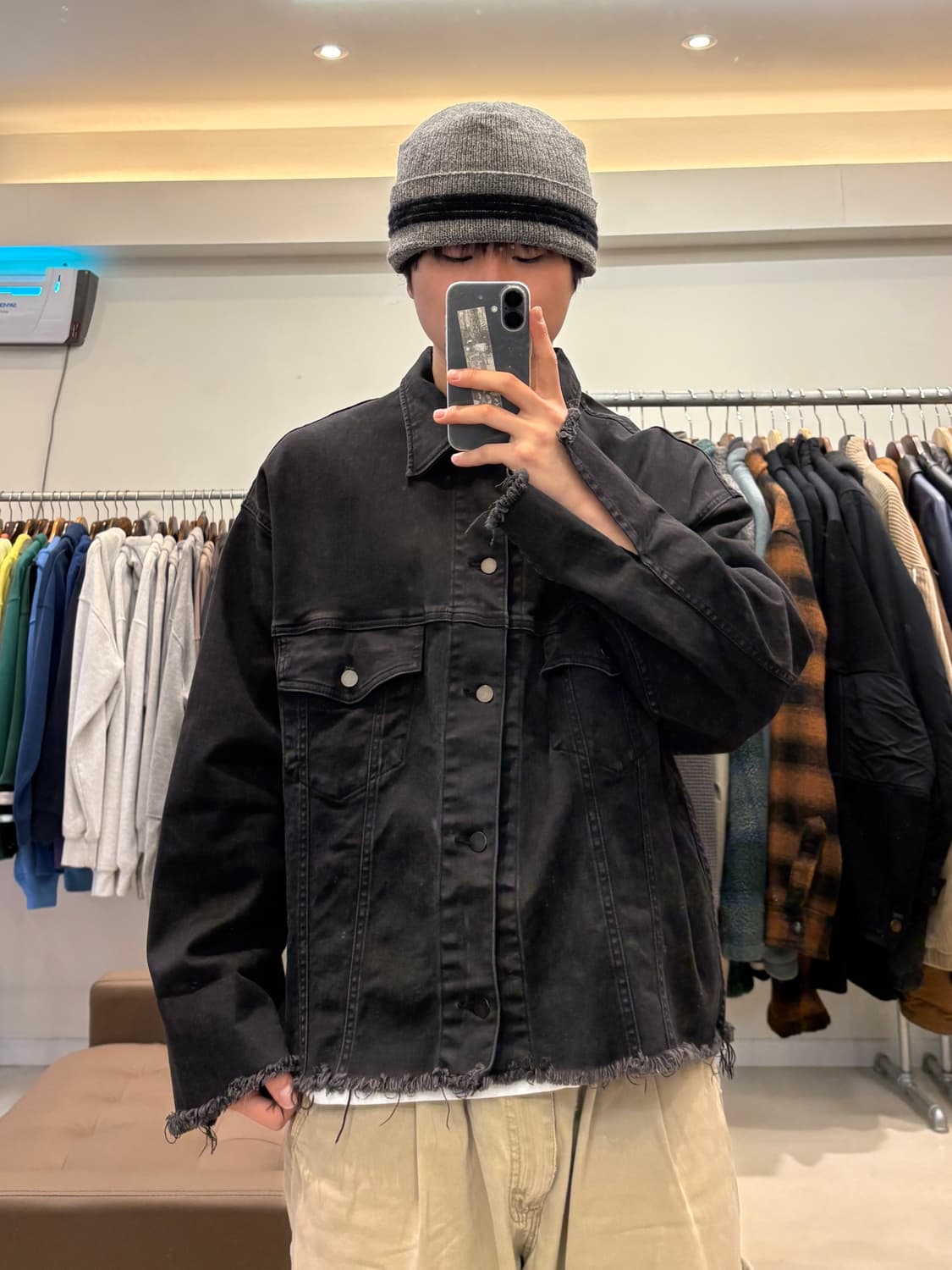 HARE 데미지 크롭 자켓 상품이미지8