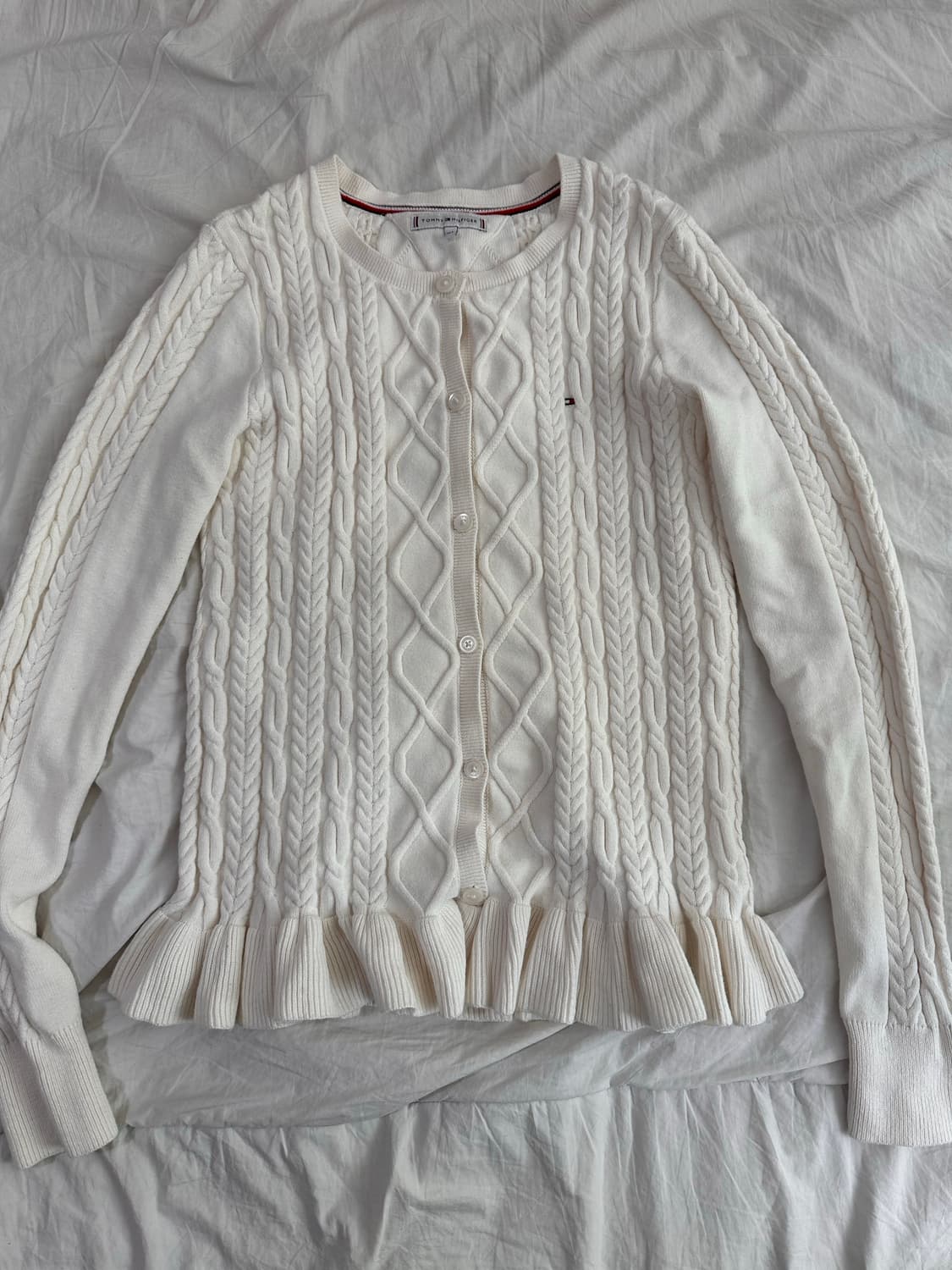 타미힐피거 화이드 프릴 가디건 상품이미지1