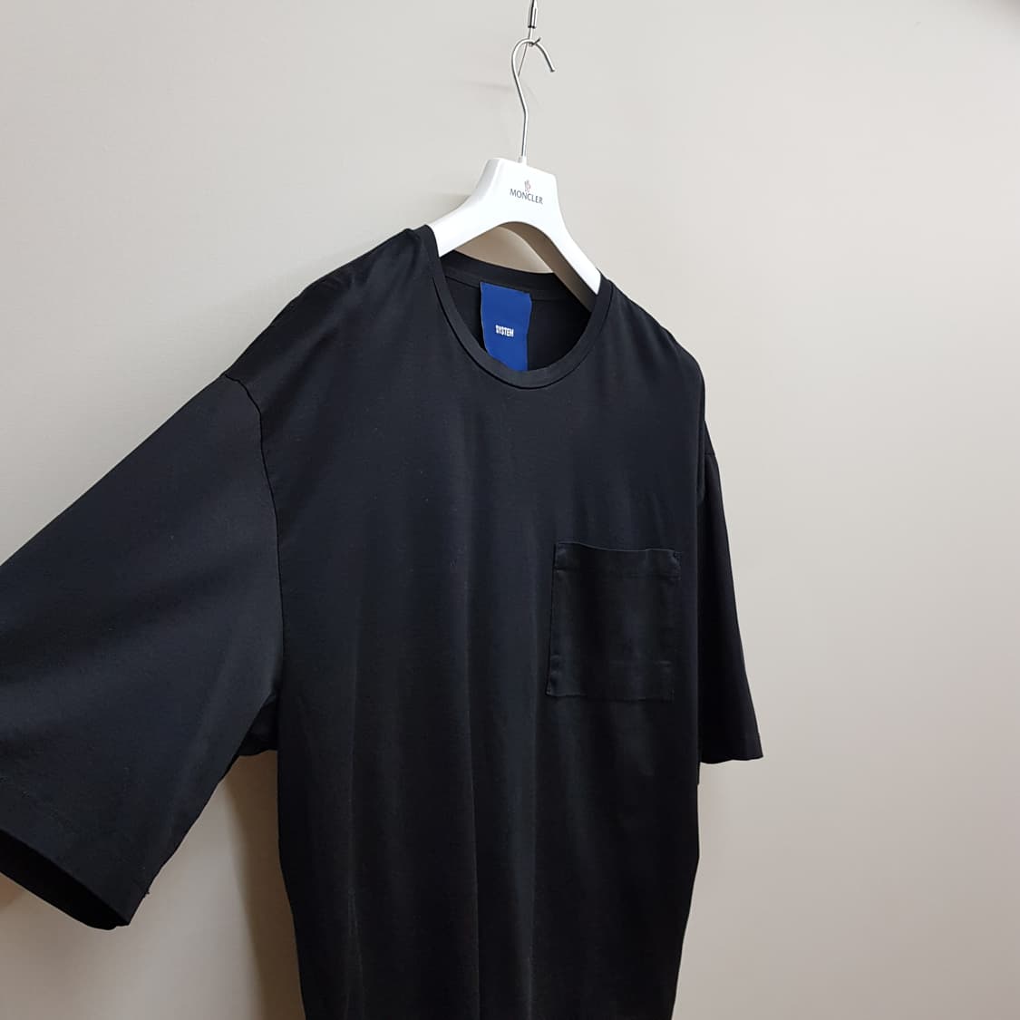 한섬 시스템 SYSTEM 포켓 오버핏 반팔 티셔츠 100사이즈 상품이미지3