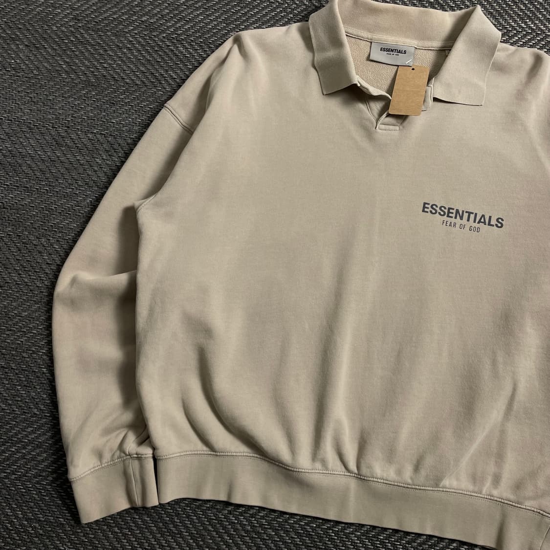 피어오브갓 에센셜 빅로고 박시핏 크림 롱 슬리브 o 4415 상품이미지3