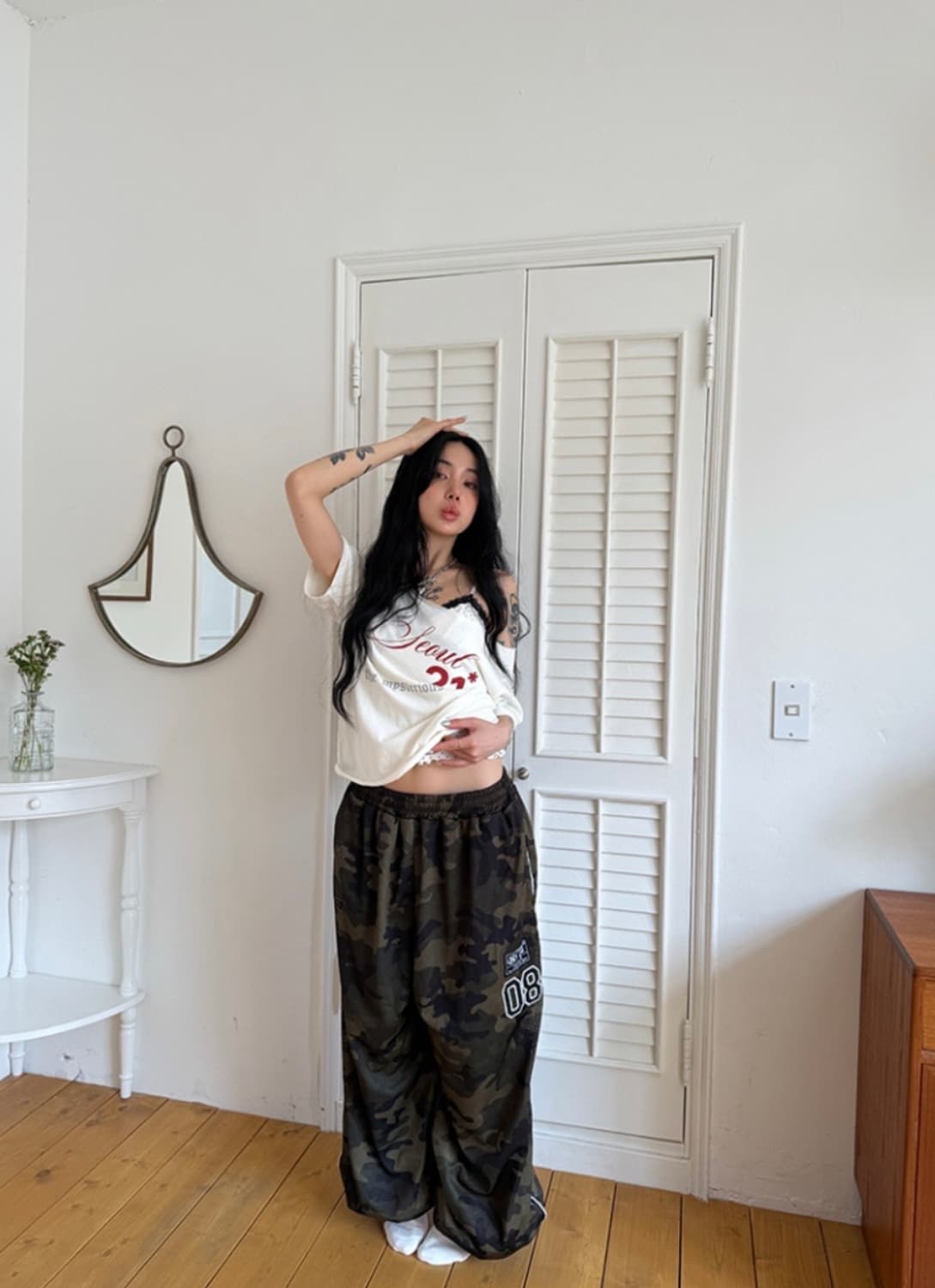 PATCH MESH PANTS 상품이미지2