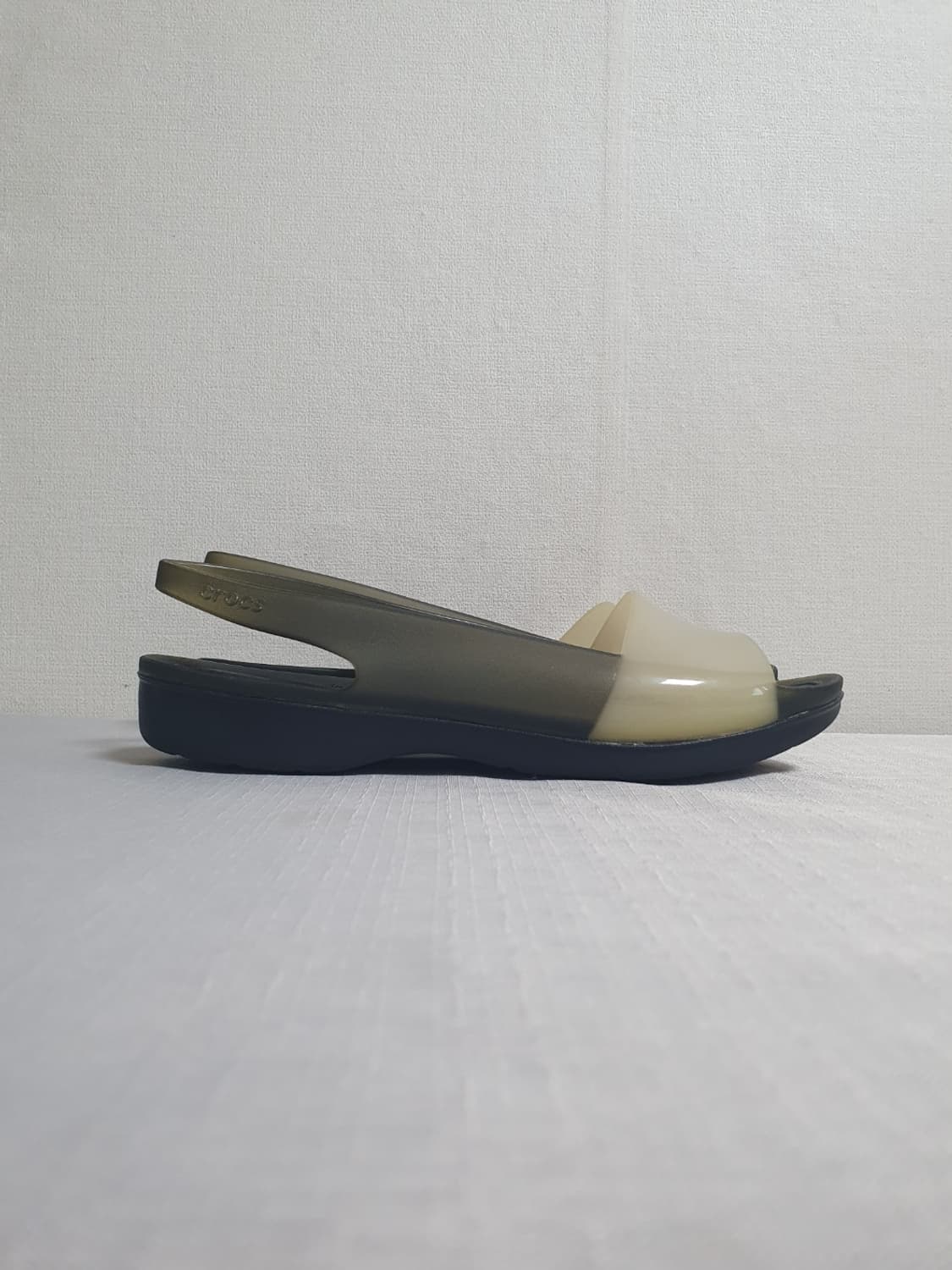크록스 컬러블록 슬링백 샌들 아이보리 블랙 230mm 상품이미지2