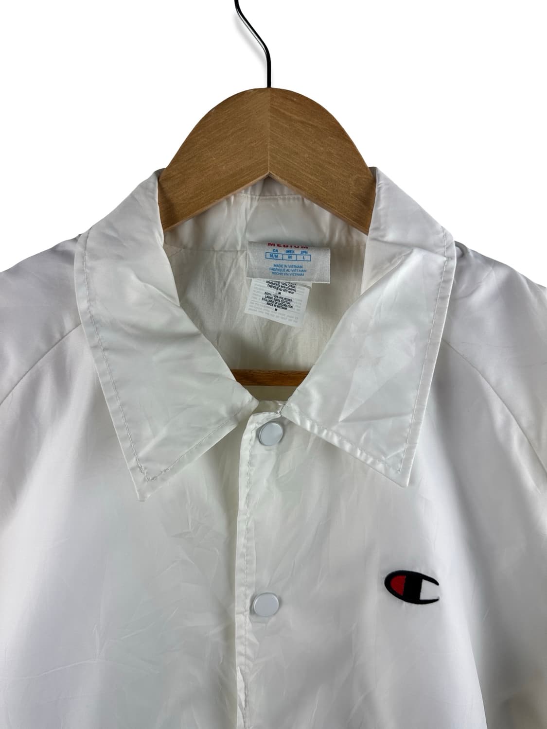챔피온 화이트 코치자켓2324 상품이미지2