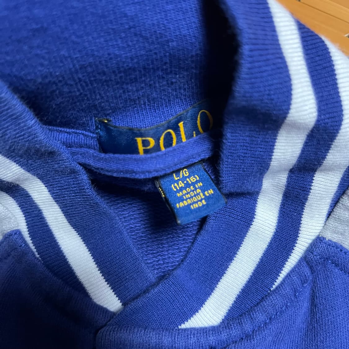 폴로 랄프로렌 코튼 바시티 자켓 주니어 L 상품이미지6