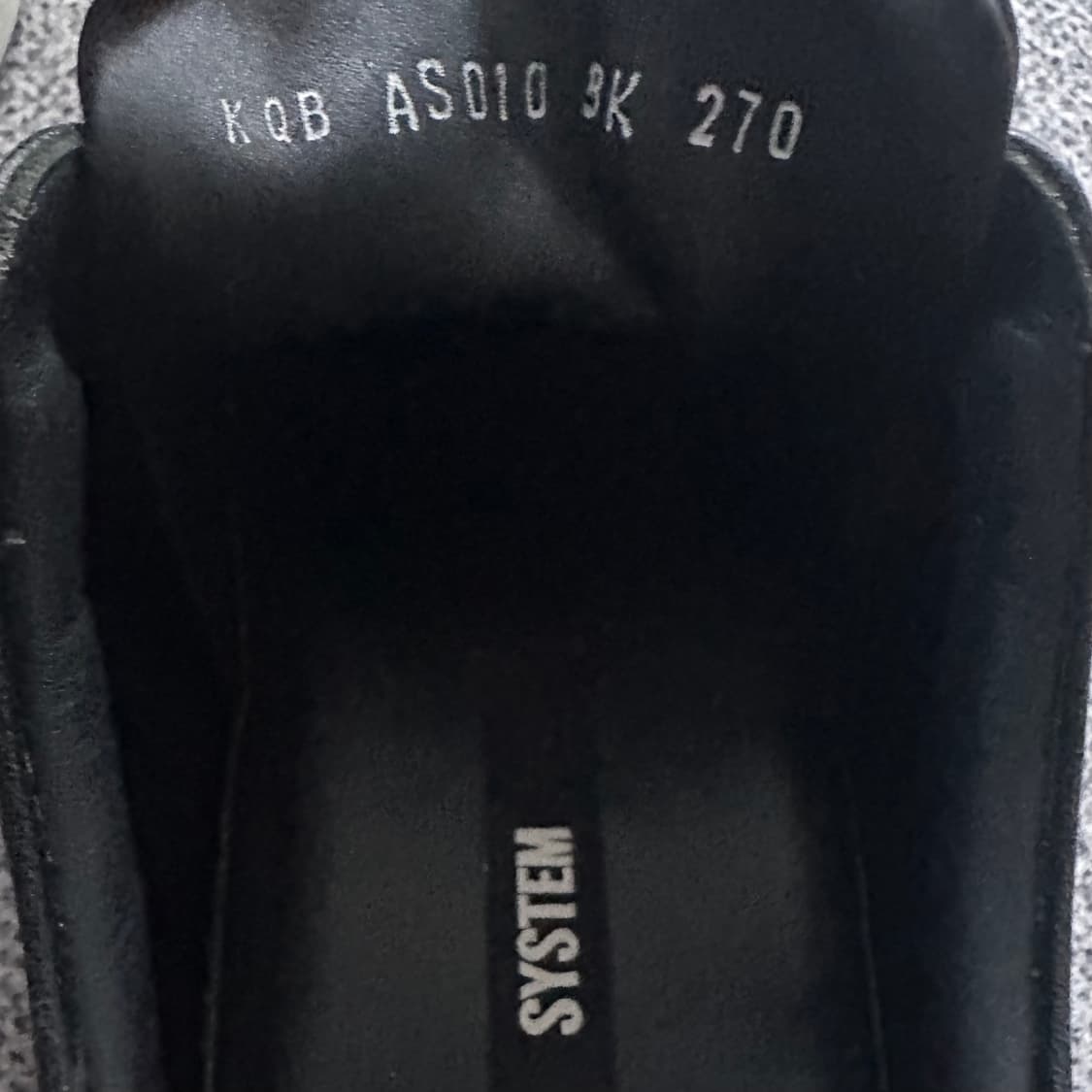 시스템 블랙 스니커즈 운동화 상품이미지5