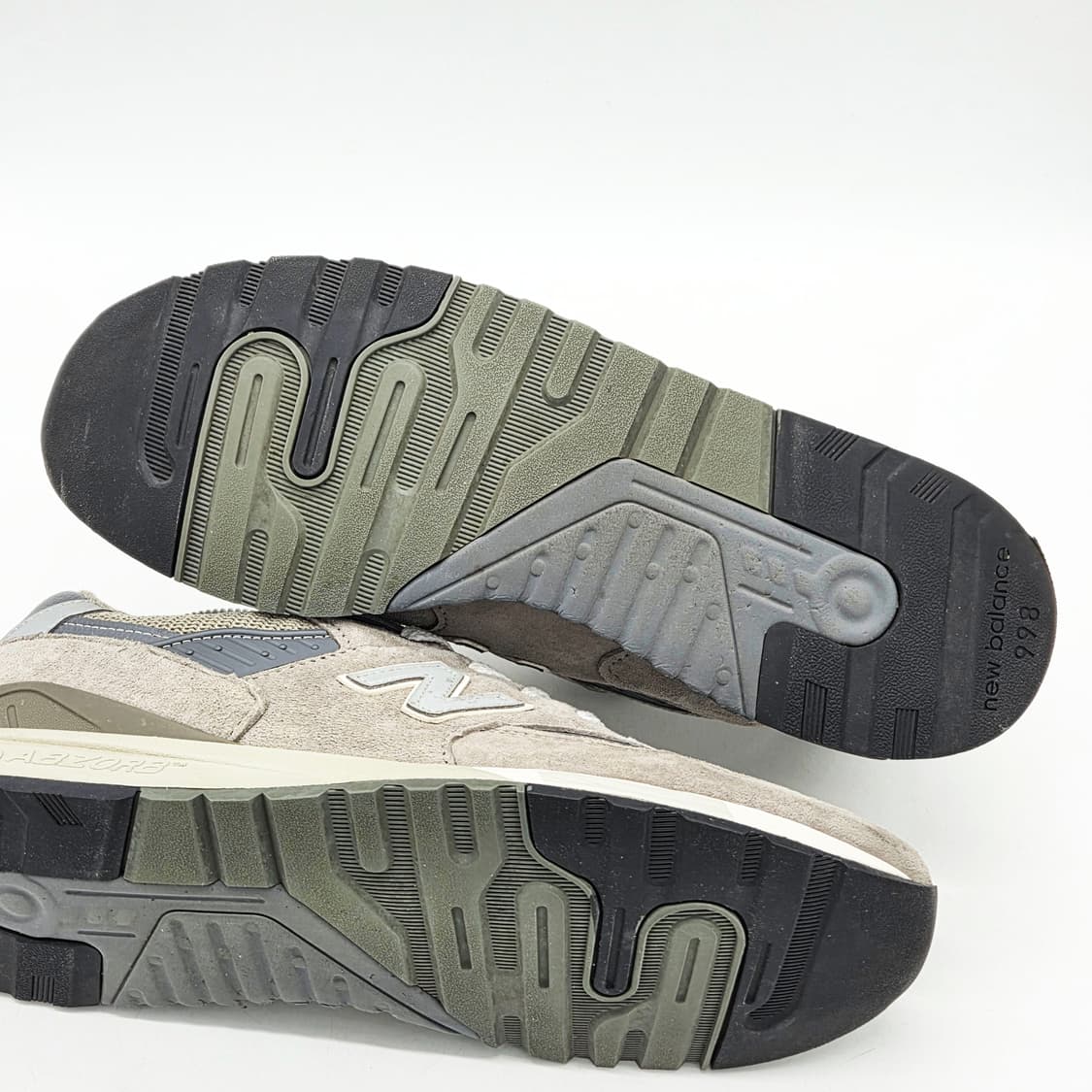 뉴발란스 998 코어 메이드 인 USA 그레이 실버 (285 D) 상품이미지3