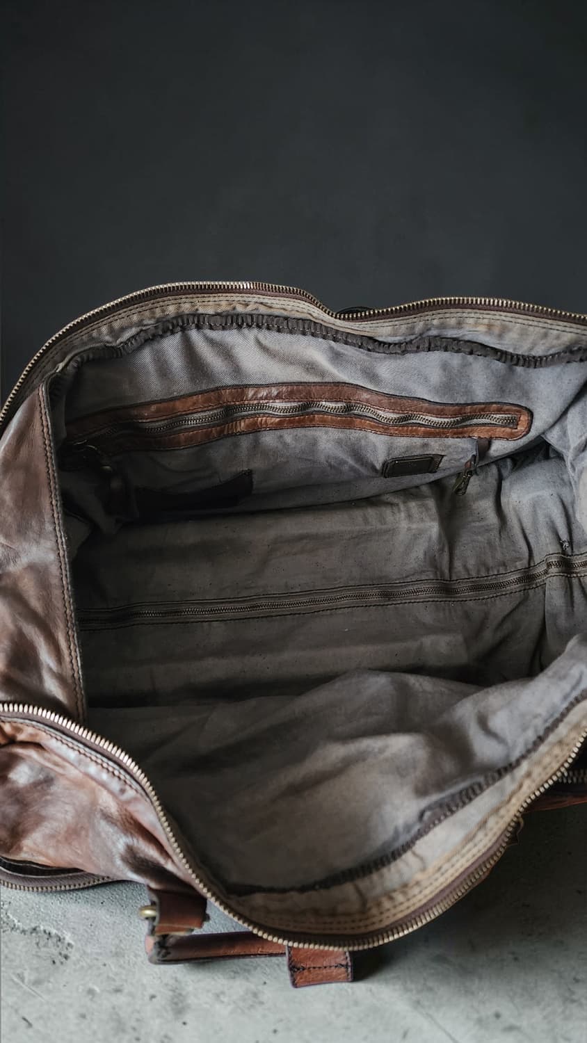 이태리 캄포마찌 가죽 보스턴백 여행가방 캐리어 상품이미지8