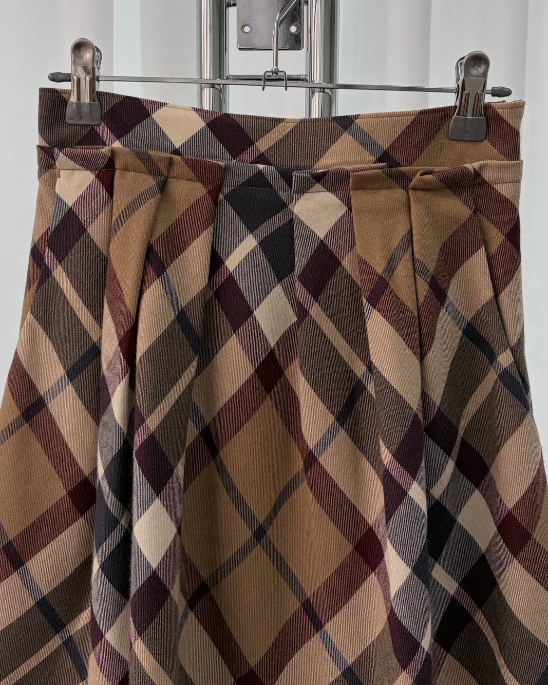 [25인치]버버리 Burberry 정품 노바체크 플리츠 스커트 상품이미지5