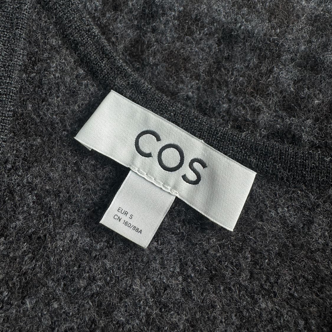 코스 COS 25 보일드 울 체크 원피스 상품이미지4