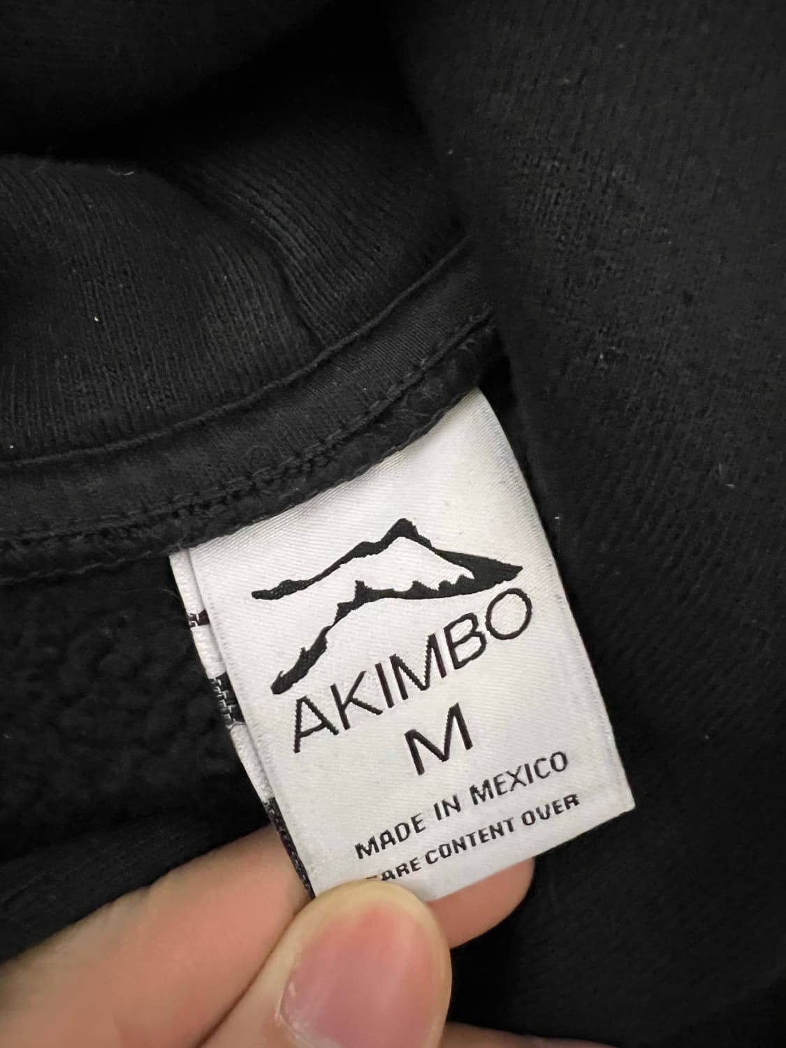 Akimbo club 후드티 블랙 상품이미지2