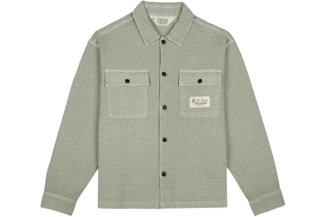 브레인데드 와플버튼 셔츠자켓 상품이미지1