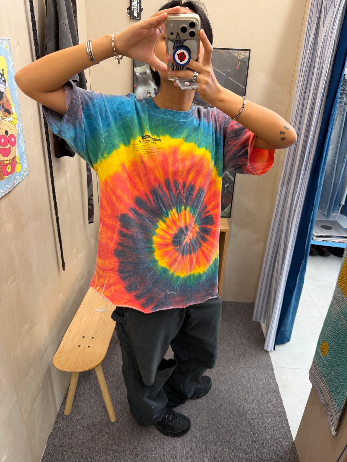 Tie dye cutting Tee 상품이미지5