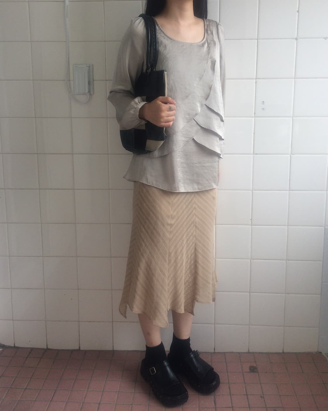 Layer point blouse 상품이미지7