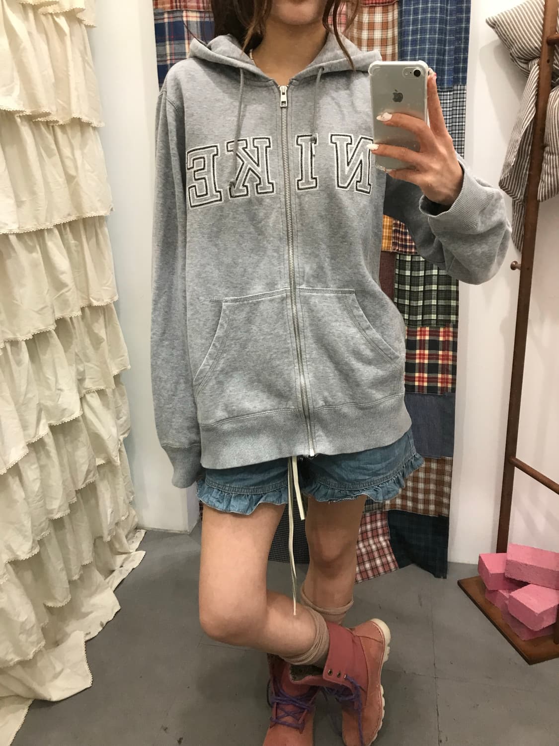 나이키 로고 후드집업 상품이미지6