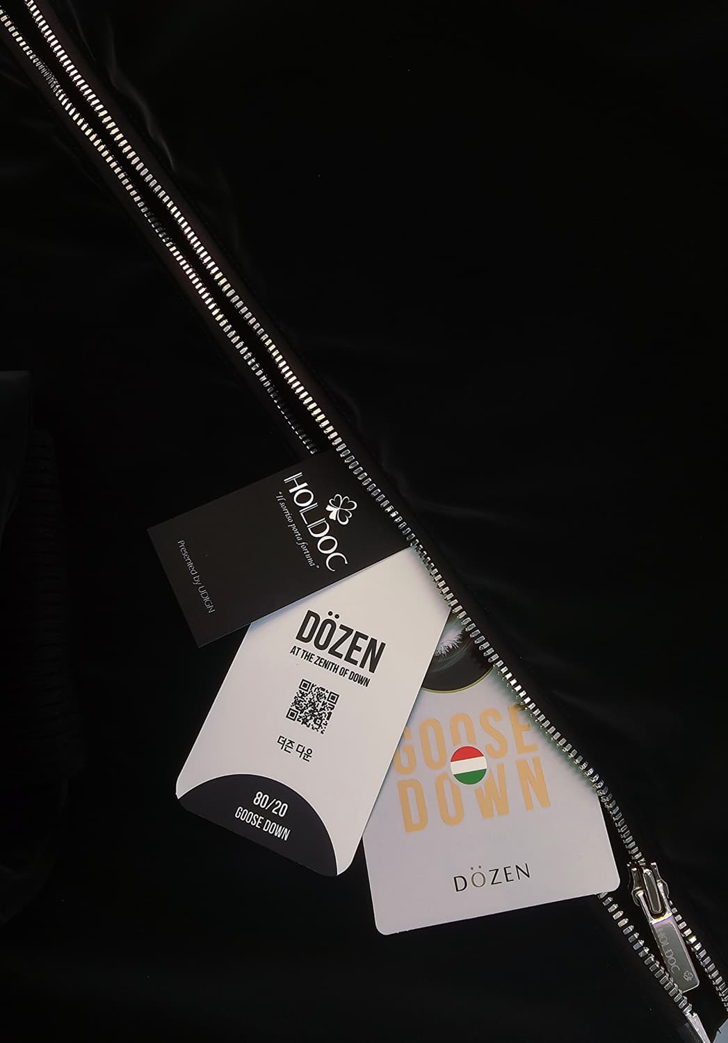 헝가리 구스 80:20 다운 블랙 L  (새상품) 상품이미지6