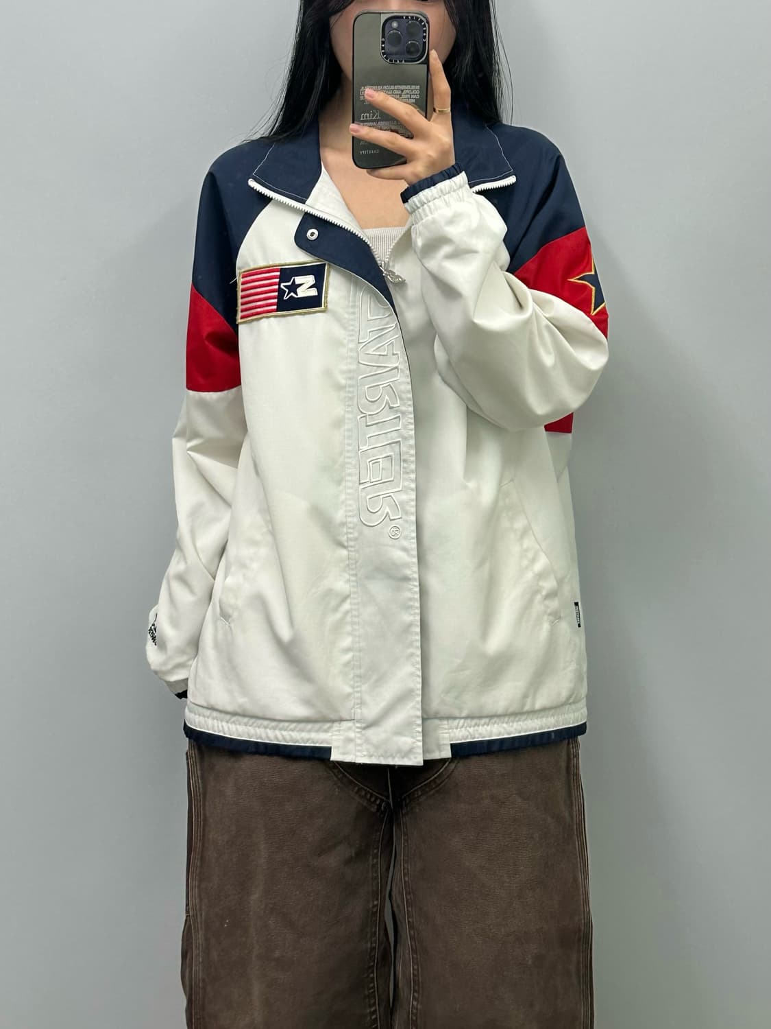 스타터 성조기 빅로고 올드스쿨 바람막이 상품이미지1