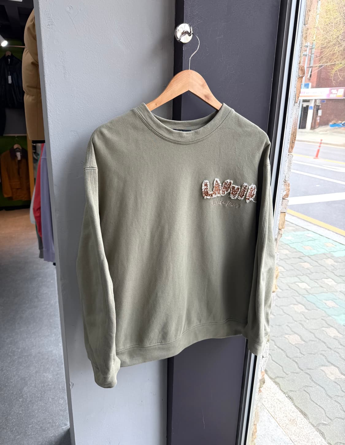 88/ 랑방 컬렉션 트위드 레터링 스웻 맨투맨 상품이미지2