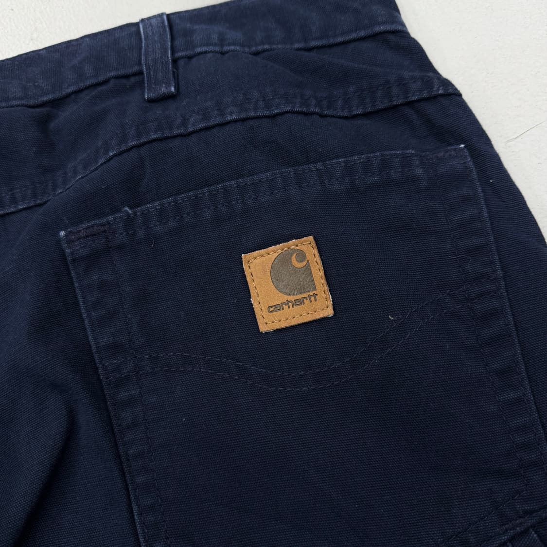 칼하트 OG 가죽패치 카펜터 와이드 워크팬츠 상품이미지6