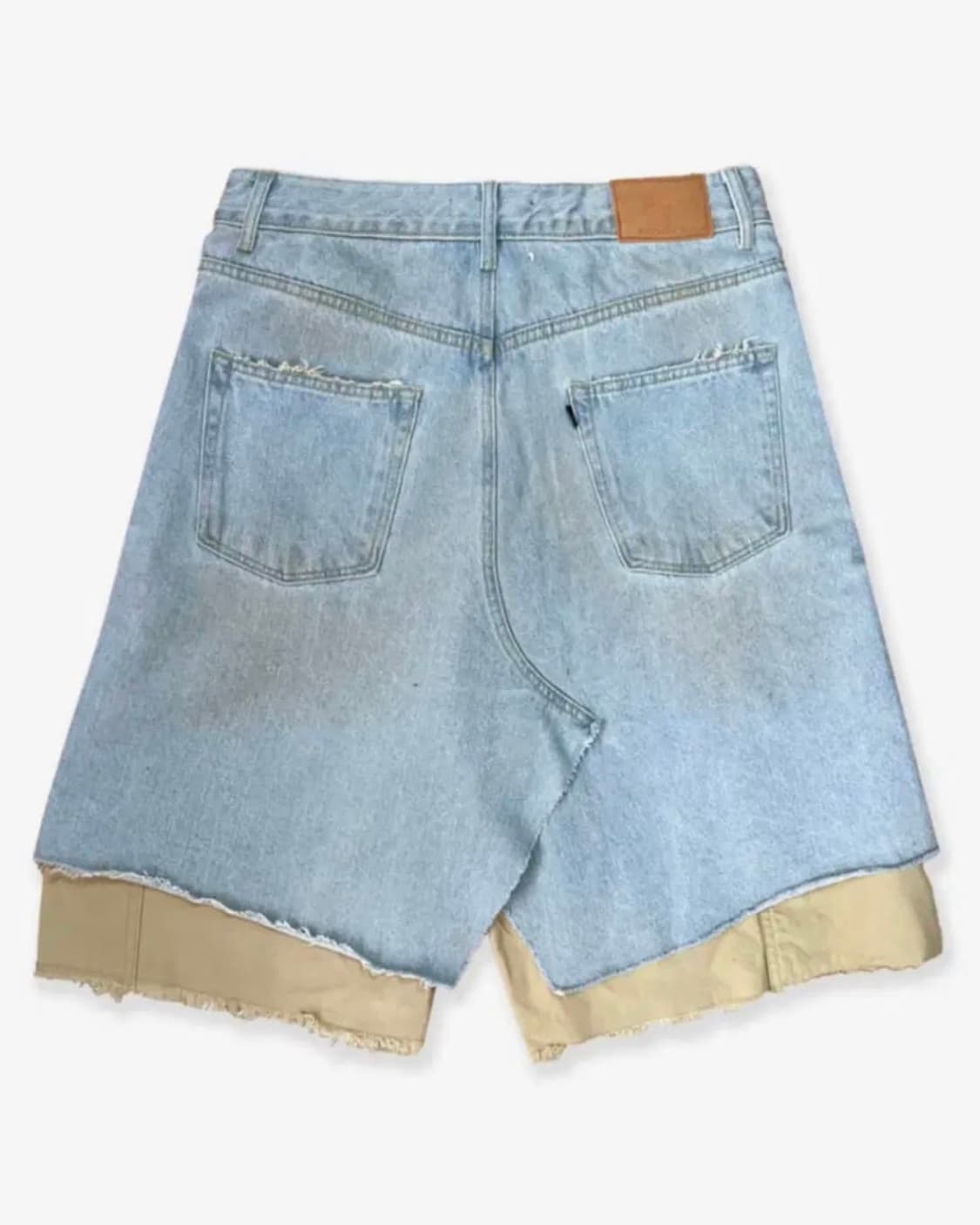 PROJECT GR 레이어드 스커트 데님쇼츠 1사이즈 상품이미지2