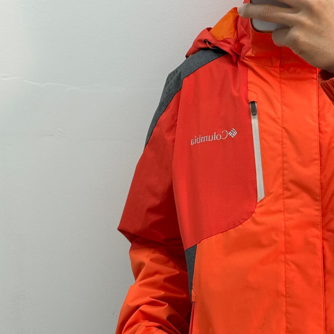 빈티지 콜럼비아 바람막이 오런지 상품이미지4