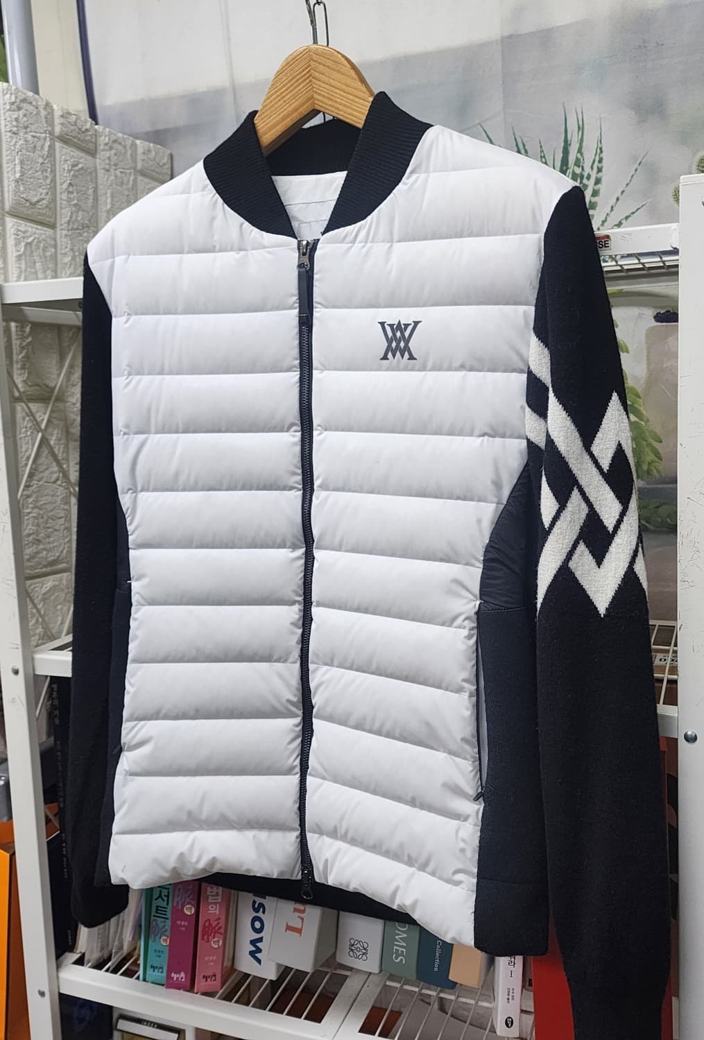 어뉴 남성 골프방풍니트 방풍자켓 100 튜브다운 하이브리드 자켓 XD76 상품이미지2