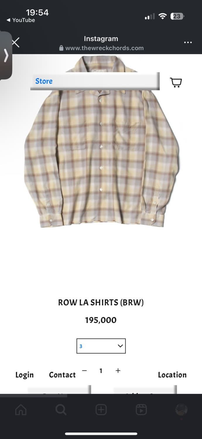 렉코즈 셔츠 상품이미지1