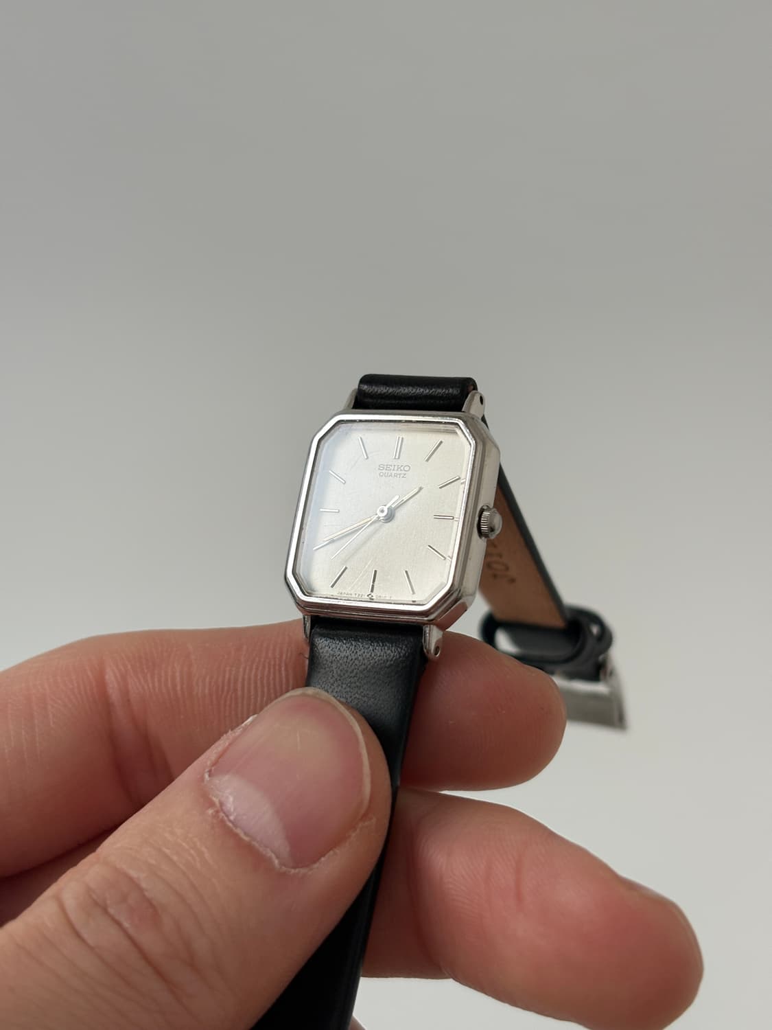 1980s Silver Square Ladies Quartz  상품이미지4